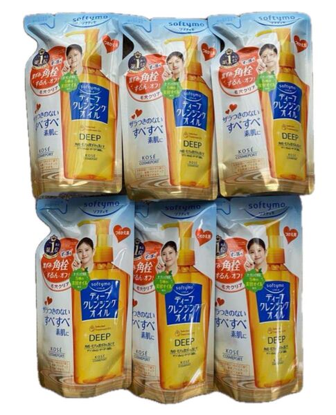 ソフティモ ディープクレンジングオイル 詰め替え 200ml×6個