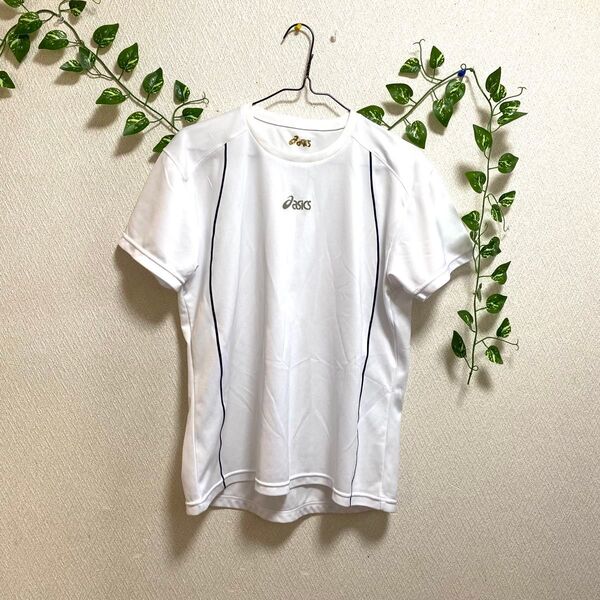 値下げ アシックス スポーツTシャツ L スポーツウェア
