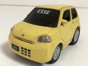 ダイハツ エッセ ESSE 235 2005年式~ ドライブタウン風 チョロQタイプ プルバックカー ミニカー 黄 非売品 カラーサンプル 色見本