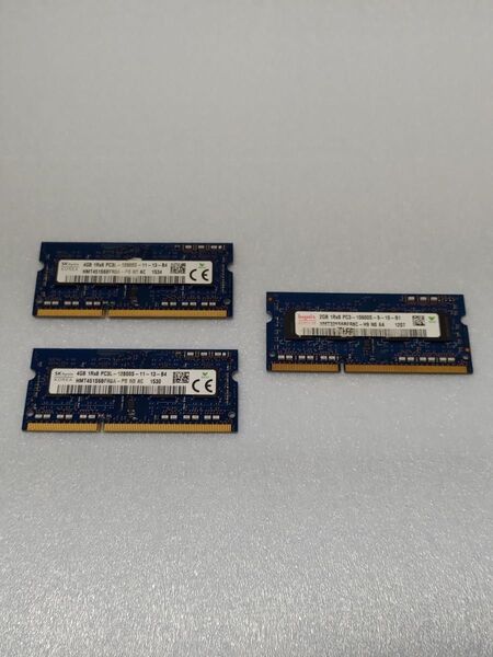 SKhynix ノートPC用メモリ PC3L-12800S 4GB