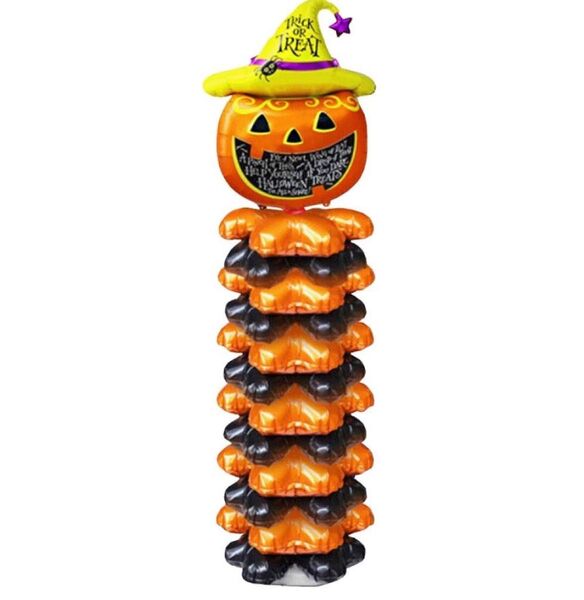 ハロウィン 飾り セット カボチャタワー 1本 風船 パンプキン