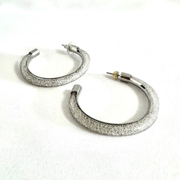 【鑑定済】スワロフスキー swarovski ピアス スターダスト
