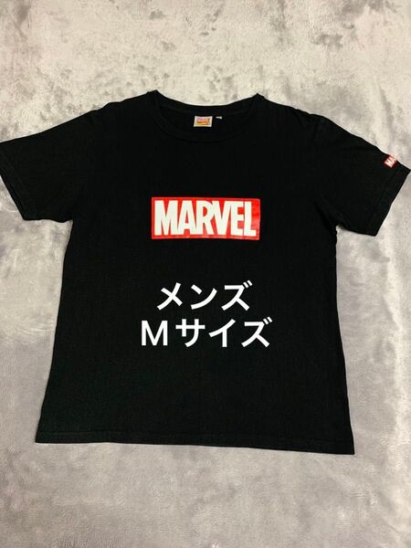 GU マーベルコラボ Tシャツ ロゴ ブラック Mサイズ