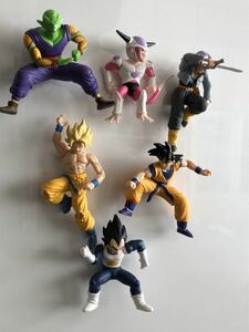 ドラゴンボールマグネットフィギュア6種セット　ガシャポンHGサイズ　ミニフィギュア　ガチャガチャ