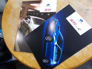 *WRX STI catalog. 09 year 9 month * other attaching new goods 