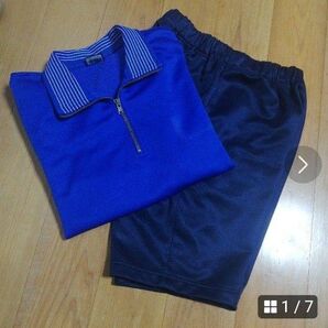 ★アシックス★ スクールジャージ ハーフジップ ハーフパンツ セット