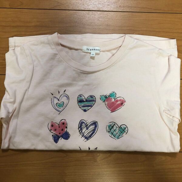 3can4on キッズ 長袖Tシャツ 140cm