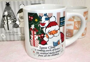 Shinzi KatohXmasマグカップ サンタさん　未使用品　おまけ付き