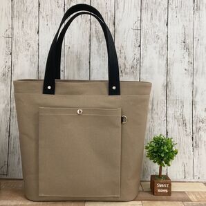 楕円形トートバッグ【倉敷帆布】