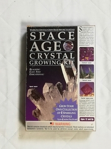 SPACE AGE CRYSTALスペースエイジ クリスタル グローイングキット エメラルド水晶アメジスト 結晶培養 サイエンス科学 夏休み 研究観察など