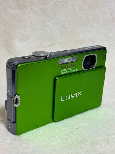 動作品 Panasonic パナソニック LUMIX DMC-FP1デジカメグリーン