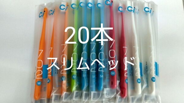 20本セット 歯科医院専用スリムヘッド歯ブラシCi 702 ふつう(703やわらかめに変更可能)