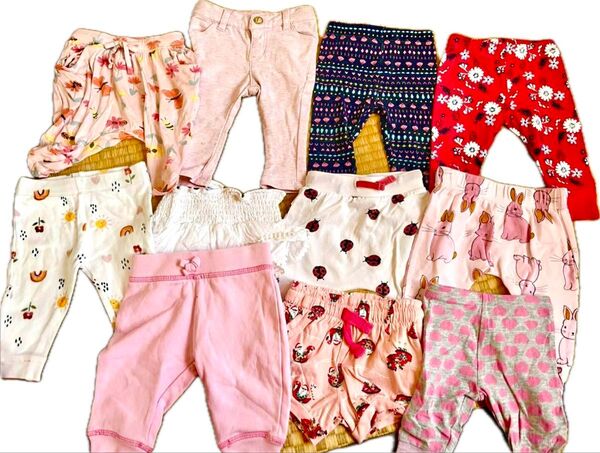 美品★☆ まとめ売り ベビー ズボン スパッツ 60〜70 海外 オーストラリア 新生児 赤ちゃん
