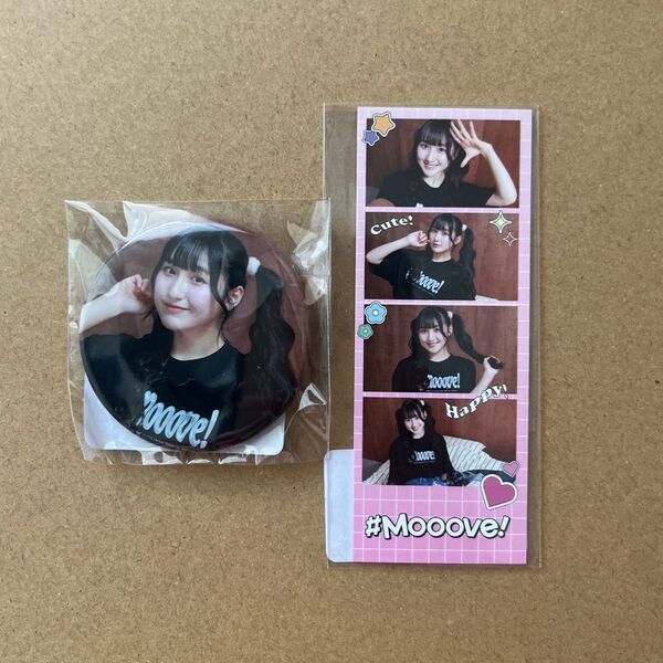 ゼロイチくじ #Mooove!×SPINNS 愛梨ここ 缶バッジ、フォトカード