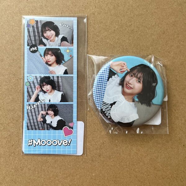 ゼロイチくじ #Mooove!×SPINNS 姫野ひなの 缶バッジ、フォトカード
