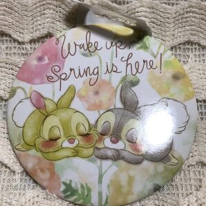ディズニー ミスバニー とんすけ 缶バッジ