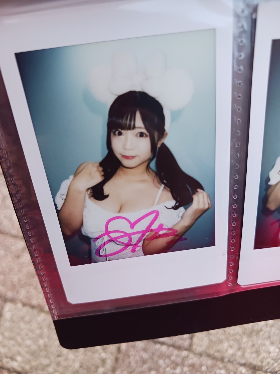 羽咲みはる 直筆サイン入りチェキ DVD「美女のハダカ」特典 清々しく