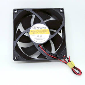 5V DCファン 92㎜角 未使用 新品 寸法:92×92×25mm 電源電圧:5V 消費電流:0.49A 回転数:2800rpm 5V DCファン 電動ファン