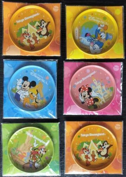 新品 コースター 6枚 Disney