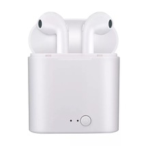 Bluetooth イヤホン 両耳 ワイヤレス マイク Siri対応 ハンズフリー通話 完全独立型 iPhone Android USB 充電 Siri対応 ホワイト　21_画像2