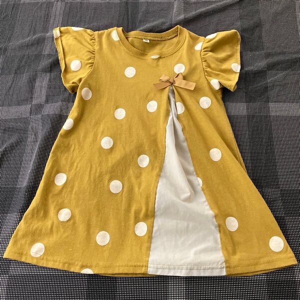 Tシャツ チュニック 子供服 半袖 110