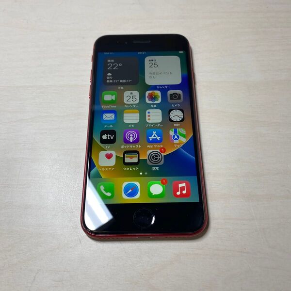53162 iPhoneSE2 64GB レッド SIMフリー ジャンク品 ※本体のみ