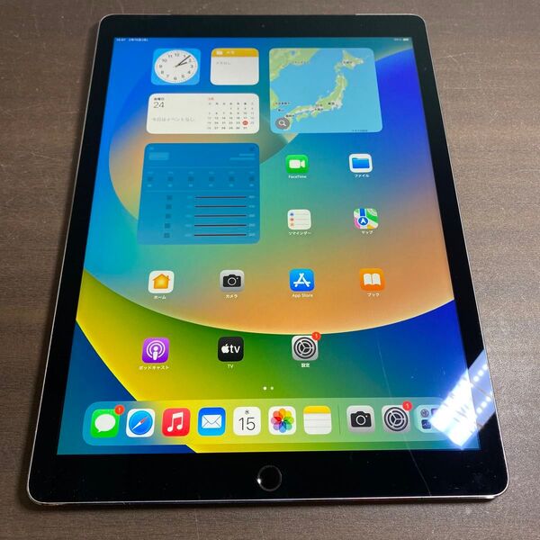 03648 iPad 初代Pro12.9インチ 128GB ブラック SIMフリー 中古品 ※本体のみ
