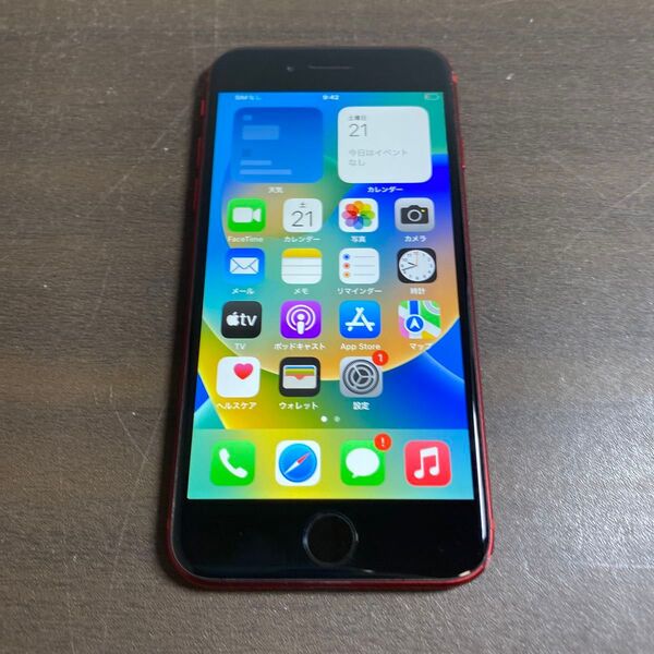 16295 iPhoneSE2 64GB レッド SIMフリー 中古品 ※本体のみ