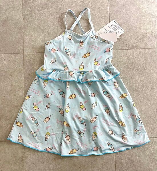 新品 タグ付き 110cm すみっコぐらし 水着 女の子 ワンピース