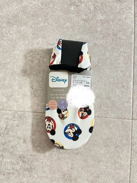 新品 ウォーターソックスDisney ミッキー柄 マリンシューズ16-18cm
