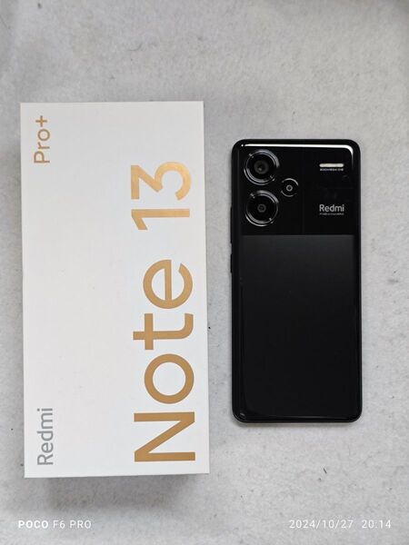 Redmi Note13 Pro+ ブラック(子夜黒) 12/256GB中国版