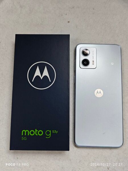 moto g53y 5G アークティックシルバー