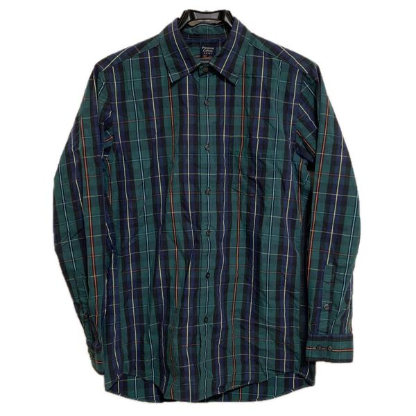 【UNIQLO】ユニクロ プレミアムコットン 長袖 チェック シャツ