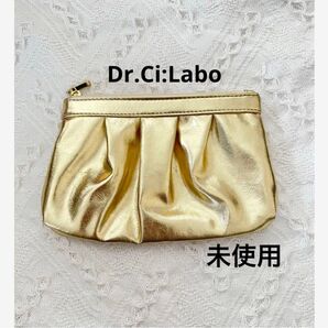 Dr.Ci:Labo 未使用ポーチ 小物入れ ゴールド