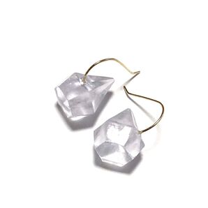 【Alouette】pierce 琥珀糖 天然石風 大粒 ピアス