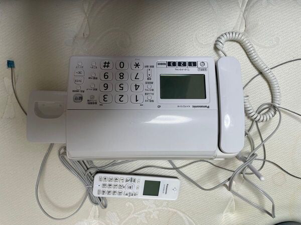 電話機 Panasonic KX-PZ210-W おたっくす FAX