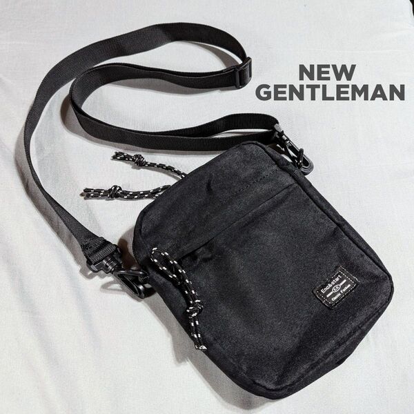 NEW GENTLEMANショルダーバッグ黒