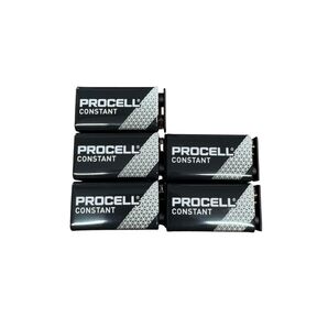 DURACELL PROCELL アルカリ9Vバッテリー5個