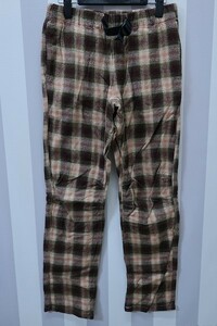 3-1896/ Wild Things wool check climbing pants WILD THINGS