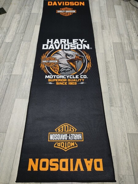 送料込み 鷹 小 60cm x 200cm ピットマット バイクマット メンテナンスマット ハーレーダビッドソン HARLEY DAVIDSON