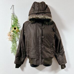 【c2325】Columbia コロンビア ジャンパー ブラウン フード ジャケット