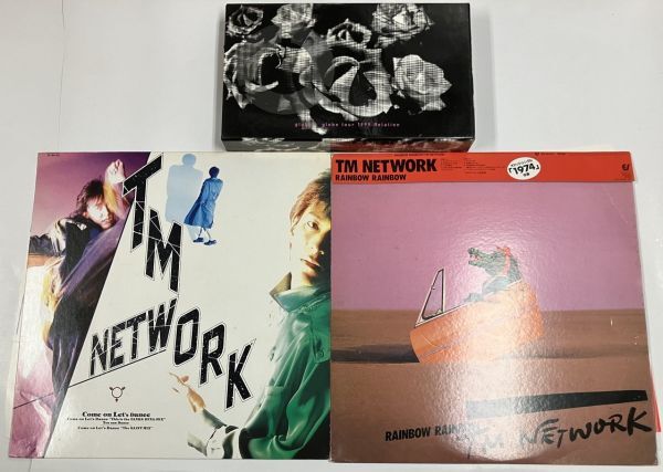 高級品市場 TM NETWORK レコード7枚セットself end come 1988 邦楽
