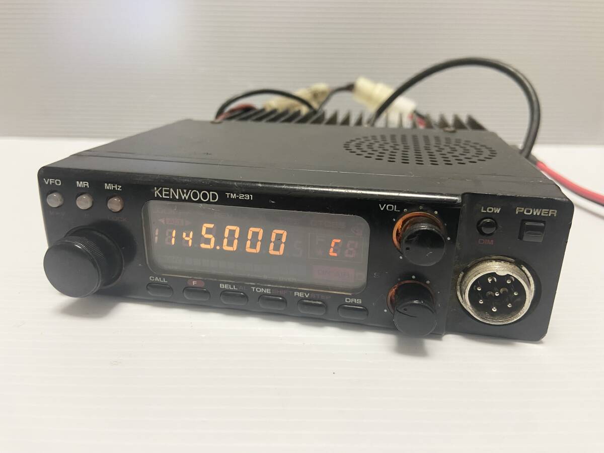 ケンウッド 製 TM - 231 S 145Mhz FMモービル トランシーバー ケンウッド 製 TM - 231 S 145Mhz FMモービル トランシーバー