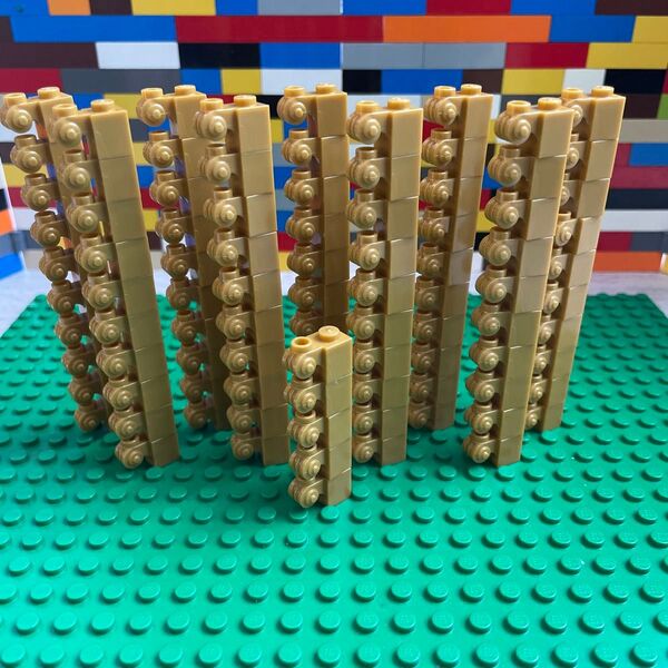 【新品未使用】 LEGOレゴ オーナメントスタッド パールゴールド 大量 95個 LEGO