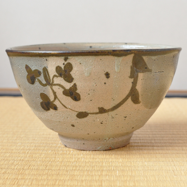 柳元悦 地白釉 鉄絵鉢 飛騨高山 ( 柳宗悦 大叔父 濱田庄司 )