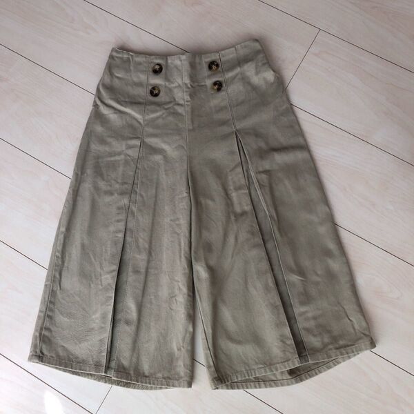 iKKA イッカ キッズ 140 ワイド ガウチョ キュロット パンツ