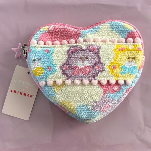ハート型ポーチ スイマードリーミーベア ラブラリーバイフェイラー 新品 LOVERARY BY FEILER