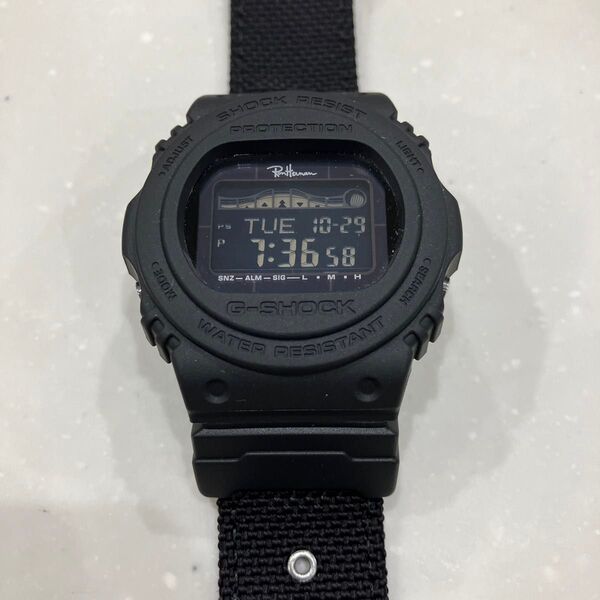 未使用品 ロンハーマン G-SHOCK GWX-5700CS箱・取扱説明書付き CASIO カシオ G-SHOCK ブラック