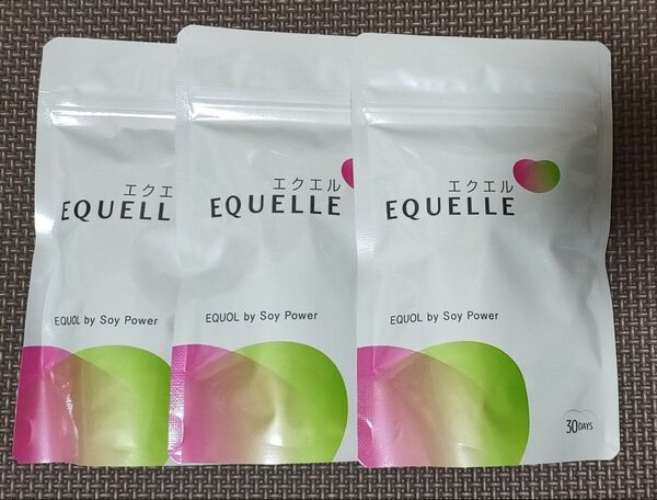 大塚製薬 EQUELLE エクエル パウチタイプ 120粒 30日分 3袋
