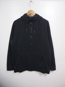 17AW NIKE AS M NSW TCH FLC HOODIE HZ ナイキ テックフリース ハーフジップ フーディ パーカー L 黒 884893-010 1002J